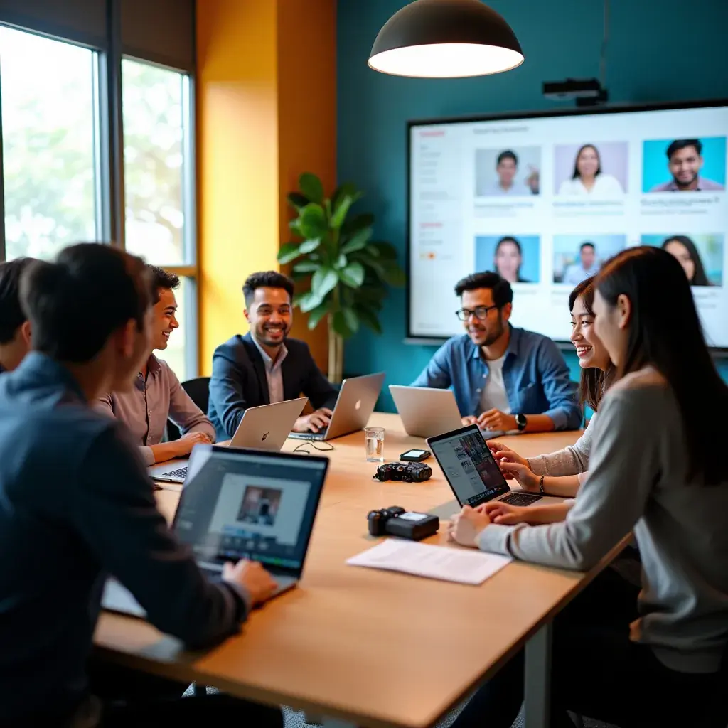 Modern office environment