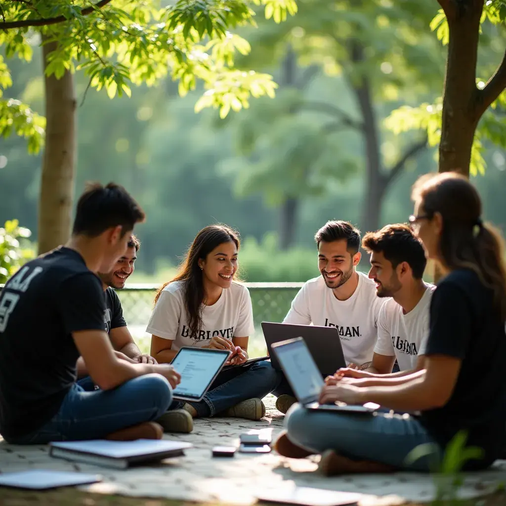 Professional team collaboration